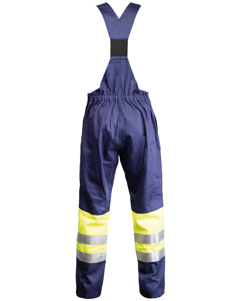 Ogrodniczki multiochronne Hi-Vis, granatowe