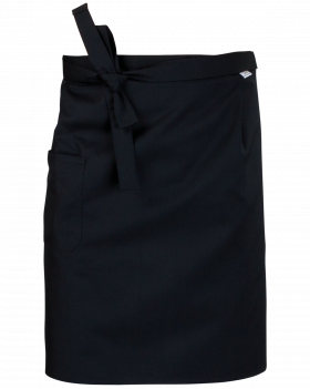 4423 Bistro Apron with Pocket, 60 cm - Black
