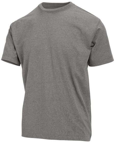 t-shirt roboczy, szary - lewy bok koszulki