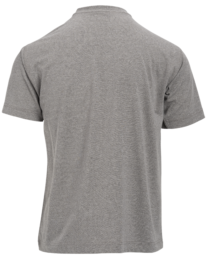 t-shirt roboczy, szary - tył koszulki