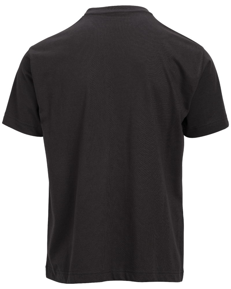 t-shirt roboczy, czarny - tył koszulki