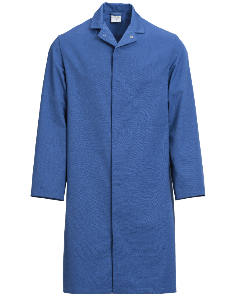 Fartuch Haccp 4089, niebieski - przód