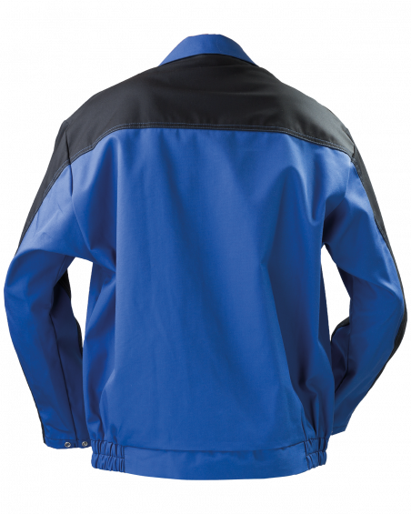 Bluza robocza Work, niebiesko-czarna - tył bluzy