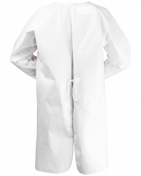 Fartuch Przedni PP, biały wododporny - tył