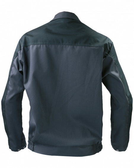 Bluza robocza Work, grafitowo-czarna - tył bluzy