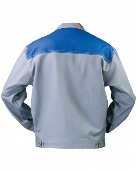 Bluza robocza PROFI, szaro-niebieska - tył bluzy