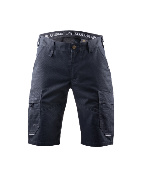 Krótkie spodenki robocze 5506, czarne — przód spodenek