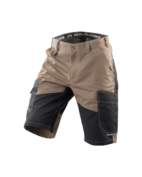 Krótkie spodenki 5506 czarny/brązowy — lewy bok spodenek