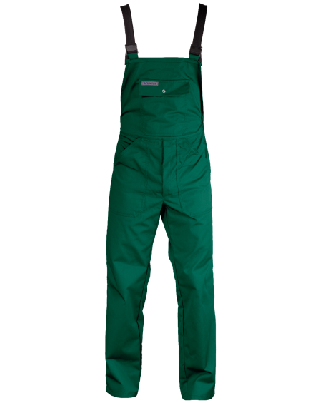 Ogrodniczki classic Kneiter, zielone - przód