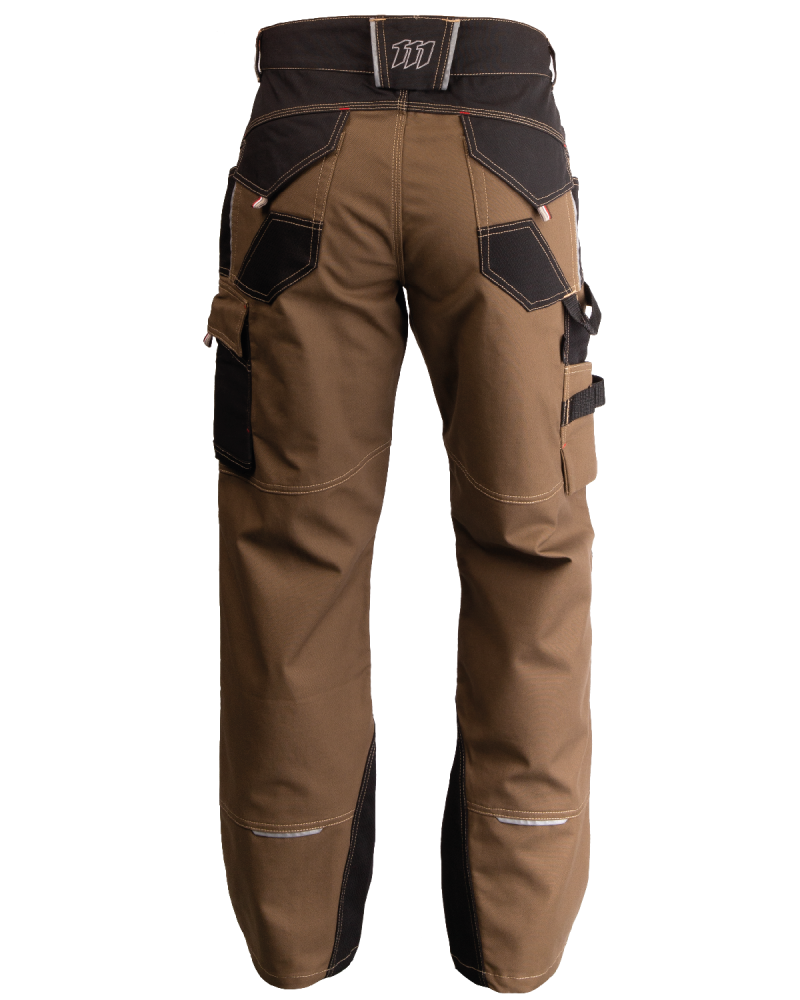 Spodnie EARTH BROWN - tył spodni