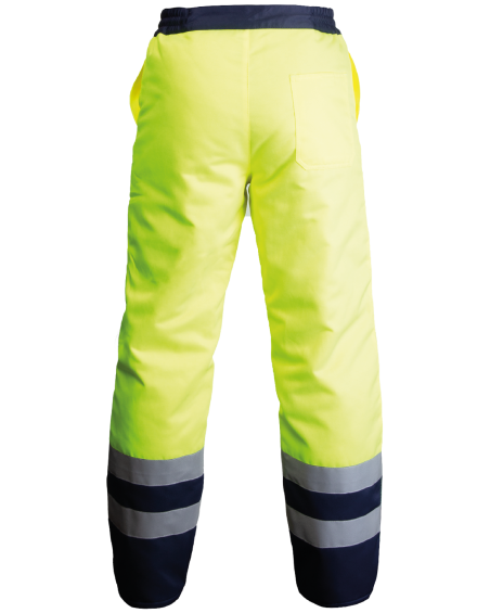 Spodnie Hi-Vis Ciepłochronne - tył spodni