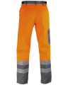 Spodnie O Intensywnej Widzialności 5240, pomarańczowo-szare - tył spodni
