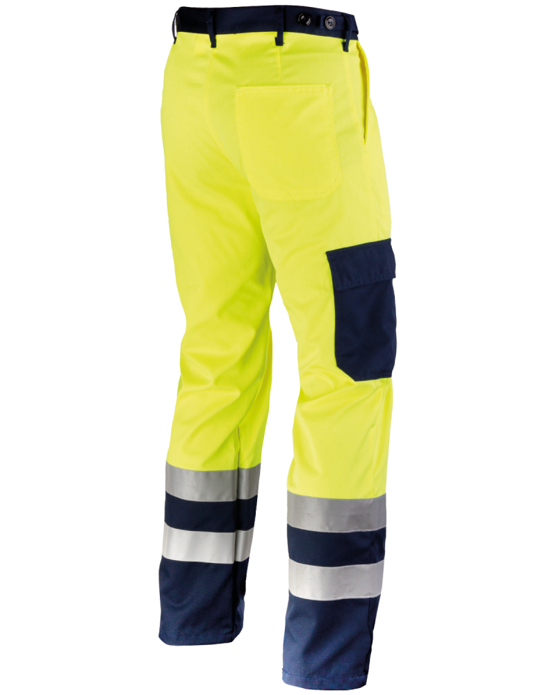 Spodnie O Intensywnej Widzialności 5240 - prawy tył spodni