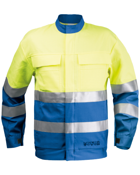 Bluza hi vis multiochronna, żółto-niebieska