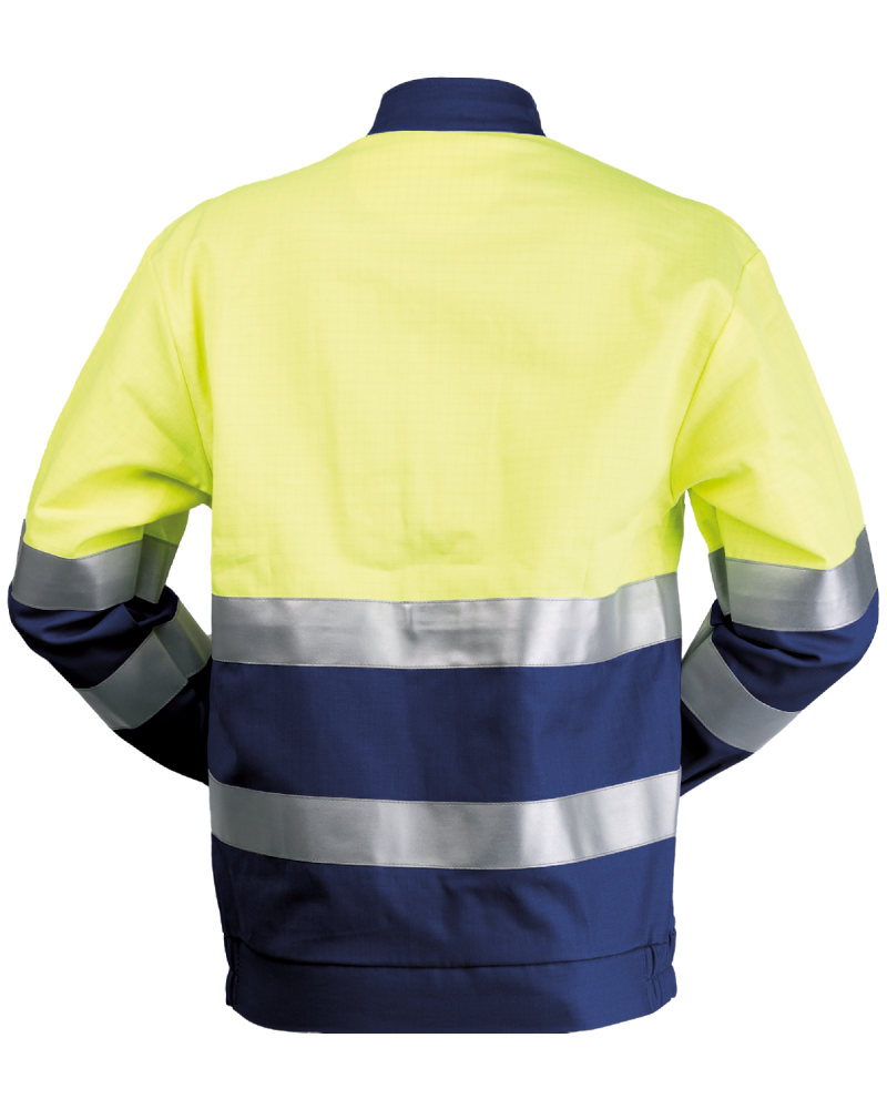 Bluza hi vis multiochronna, żółto-granatowa