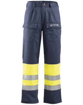 5798 High-Vis Multi-Protective Trousers (Navy/Hi-Vis Yellow )