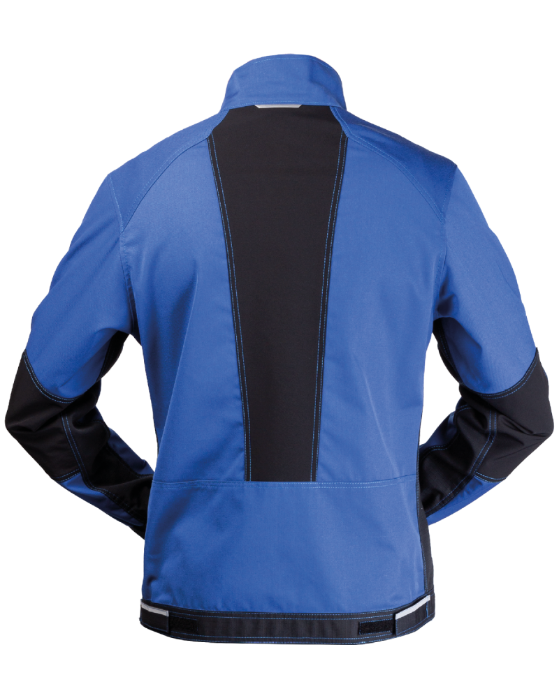 Bluza 3506 z odblaskami, niebiesko-czarna — tył bluzy