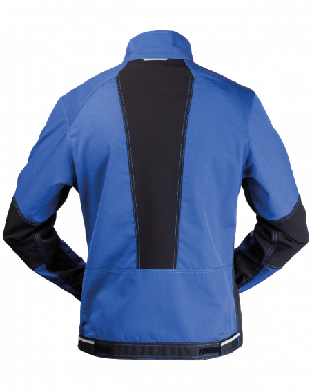 Bluza 3506 z odblaskami, niebiesko-czarna — tył bluzy