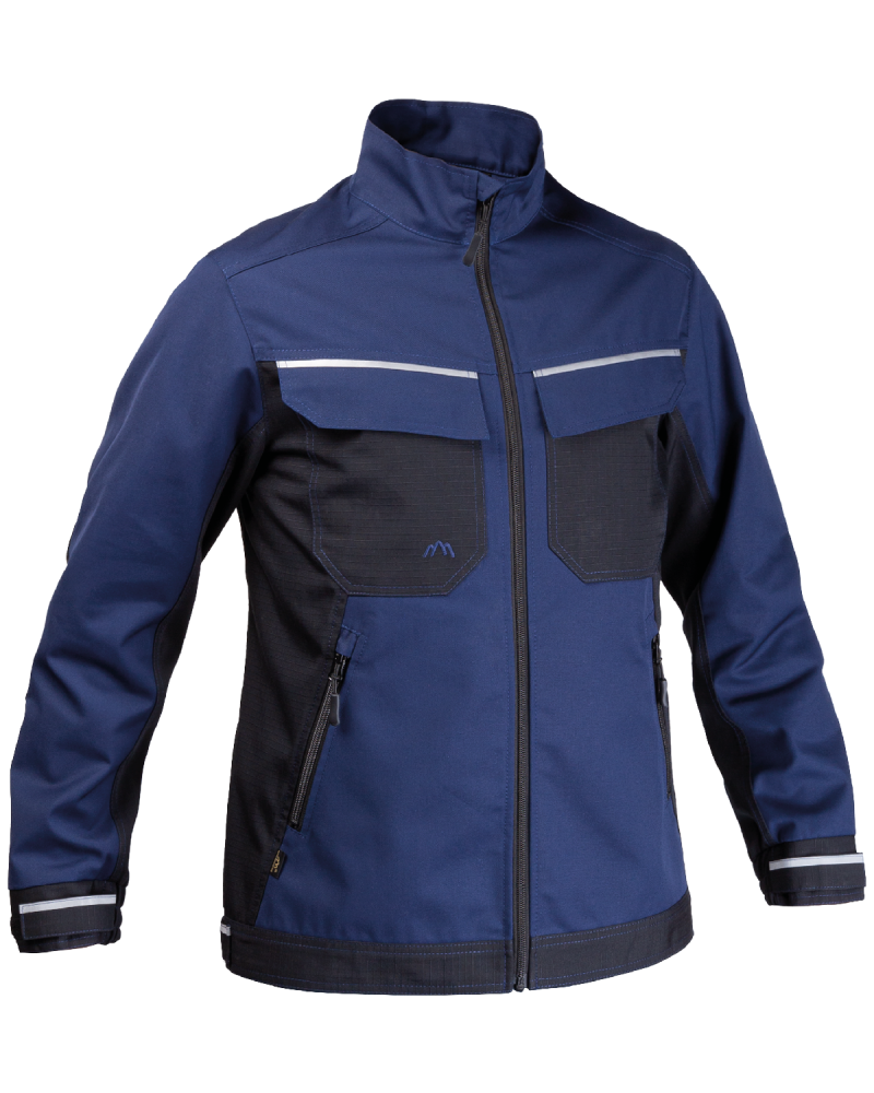 Bluza 3506 z odblaskami (Granatowy/Czarny) - prawy bok bluzy