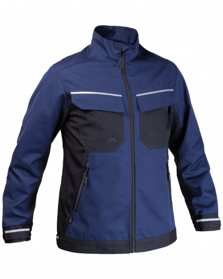 Bluza 3506 z odblaskami (Granatowy/Czarny) - prawy bok bluzy