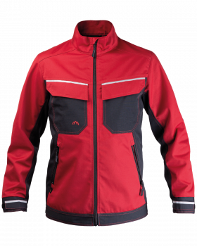 Bluza 3506 z odblaskami (Bordowy/Czarny) - przód bluzy