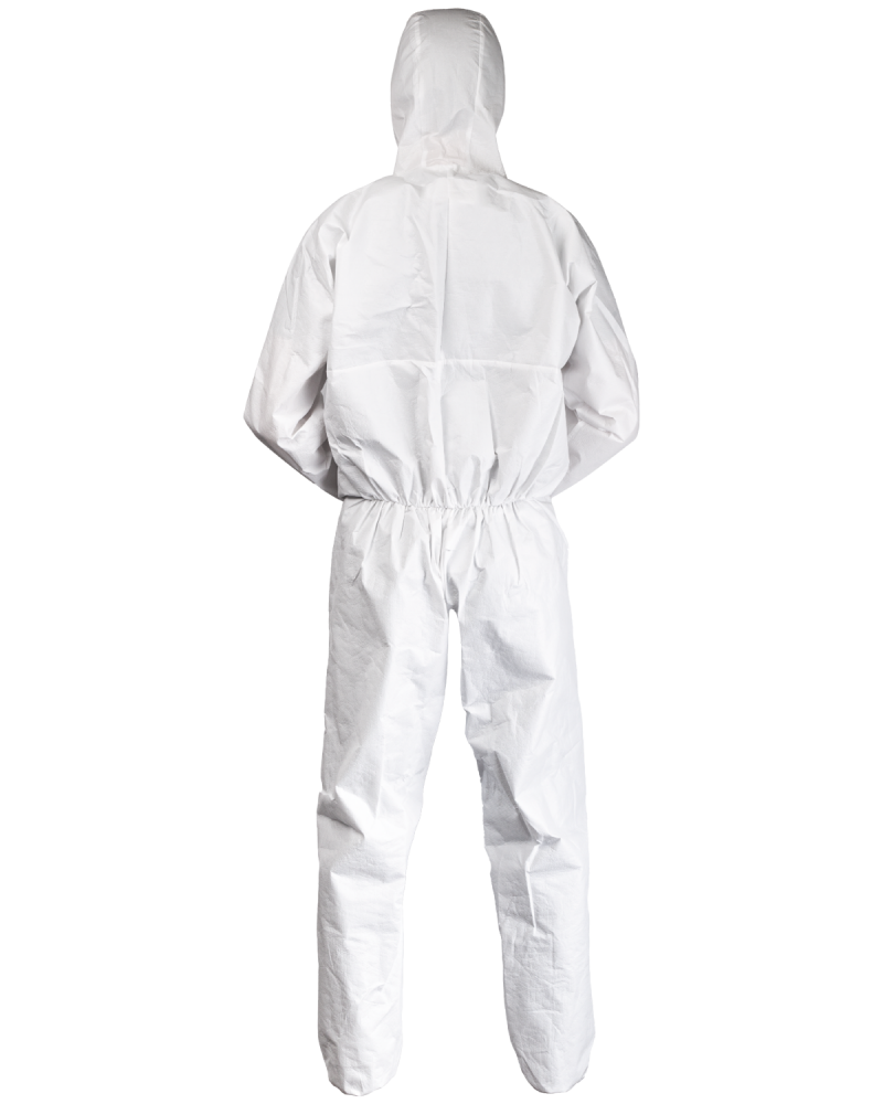 Kombinezon PP, biały wododporny - tył