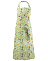 Fartuch przedni 4454 z nadrukiem (limonki) - z tyłu
