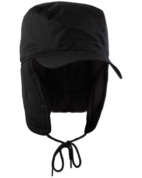 0109 Warm Earflap Hat (black)
