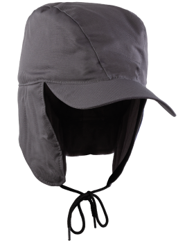 0109 Warm Earflap Hat (grey)