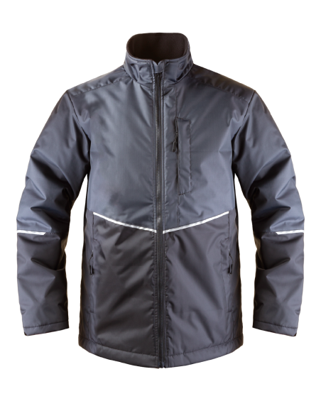 123A Winter Jacket (Grey/Black) - front 2