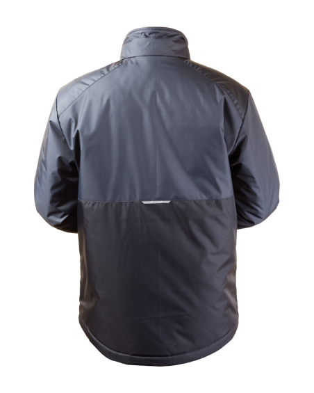 123A Winter Jacket (Grey/Black) - back