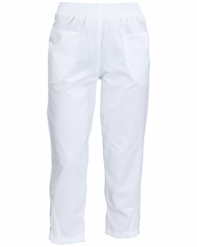 5335 Ladies Capri Trousers - White