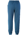 Women's trousers, marine joggers with elasticated waistband - back