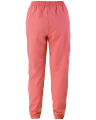 Women's trousers, salmon joggers with elasticated waistband - back