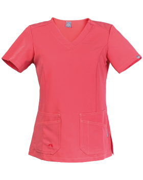 304V Medical Work Tunic (salmon) - front