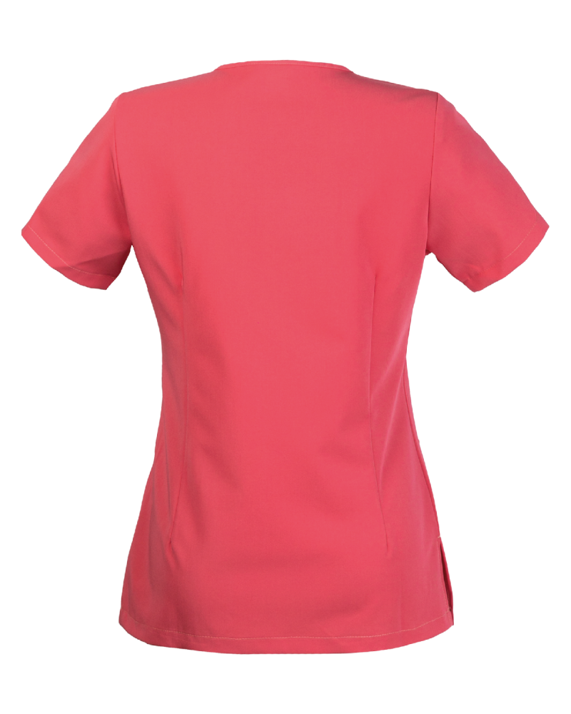 304V Medical Work Tunic (salmon) - back