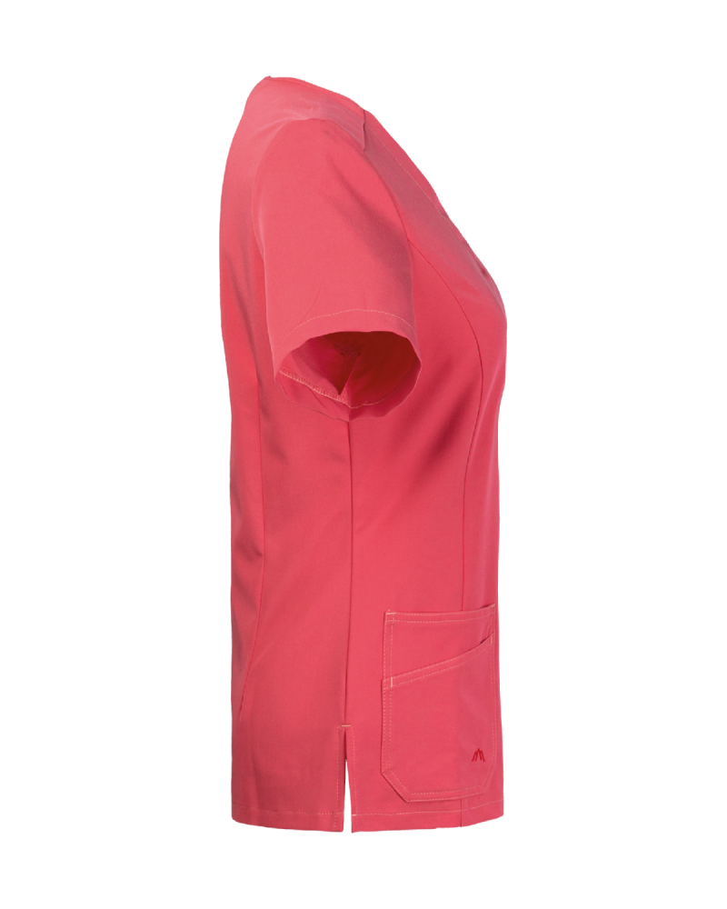 304V Medical Work Tunic (salmon) - right side