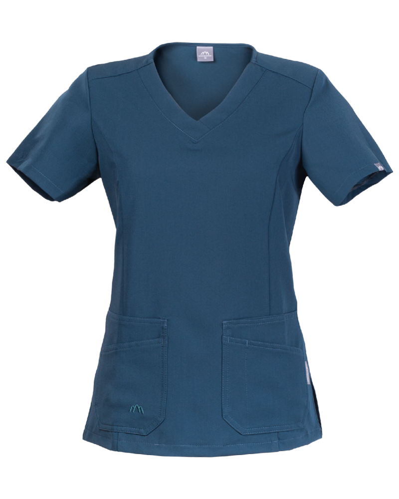 304V Medical Work Tunic (light blue) - front