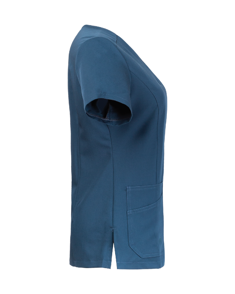 304V Medical Work Tunic (light blue) - right side