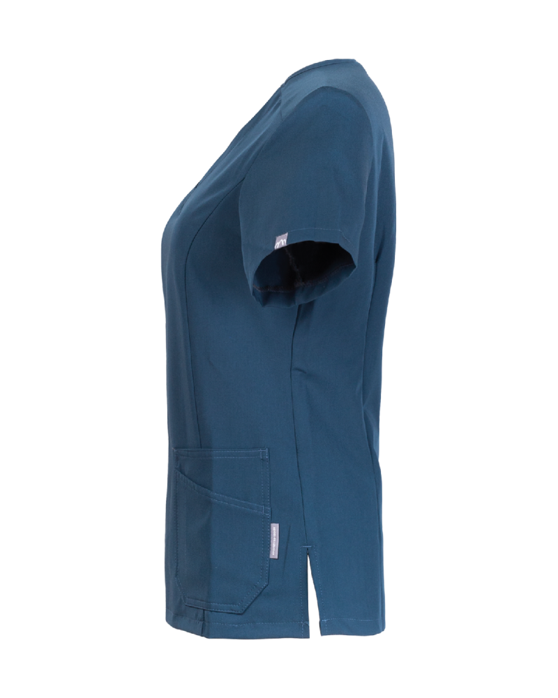 304V Medical Work Tunic (light blue) - left side