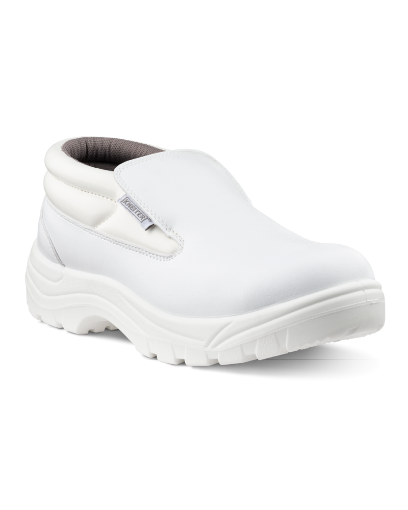Trzewiki ochronne Haccp Albi, białe robocze — przód buta